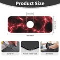 thumbnail image 2 of Kdxio Red Line Pattern Non-Slip Diatom Mud Faucet Drain Pad,Self Absorbent Mat for Kitchen Sink for Variety Kitchen & Bathroom Countertops, 2 of 7