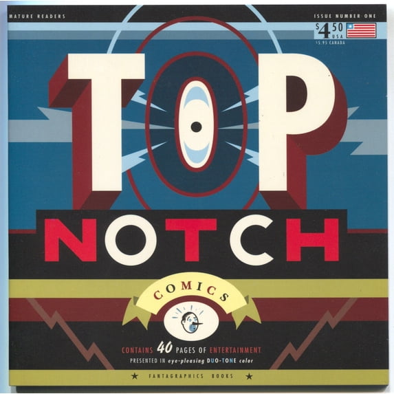 Top Notch #1 VF ; Fantagraphics Comic Book