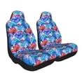 thumbnail image 2 of Sikiie Bright Flowers Car Seat Covers 2PCs Front Car Seat Covers Universal fit for Most Cars SUVs and Trucks-1, 2 of 9