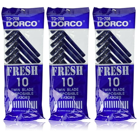Dorco Fresh Twin Blade Disposable Razors 10 per pack (3
