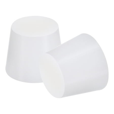 

Uxcell 36mm to 46mm Solid Silicone Rubber Tapered Plug White for Powder Coating Painting 2 Pack