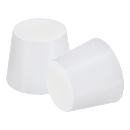 

Uxcell 36mm to 46mm Solid Silicone Rubber Tapered Plug White for Powder Coating Painting 2 Pack