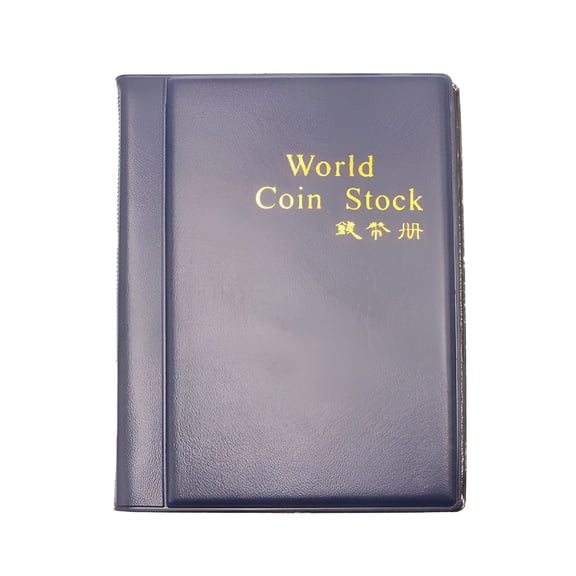 CCOCC 2026 New 120 Pockets World Coin Collection Storage Holder Money Album Book,Ideal for Pressed Pennies Passport,Hobby Coin Collector,Money Specie Display Storage Case