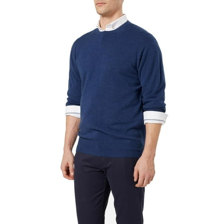 New Mens Cashmere Sweater - Bloomingdale's NEW Pacific Blue Mens 2XL Crewneck Cashmere Sweater