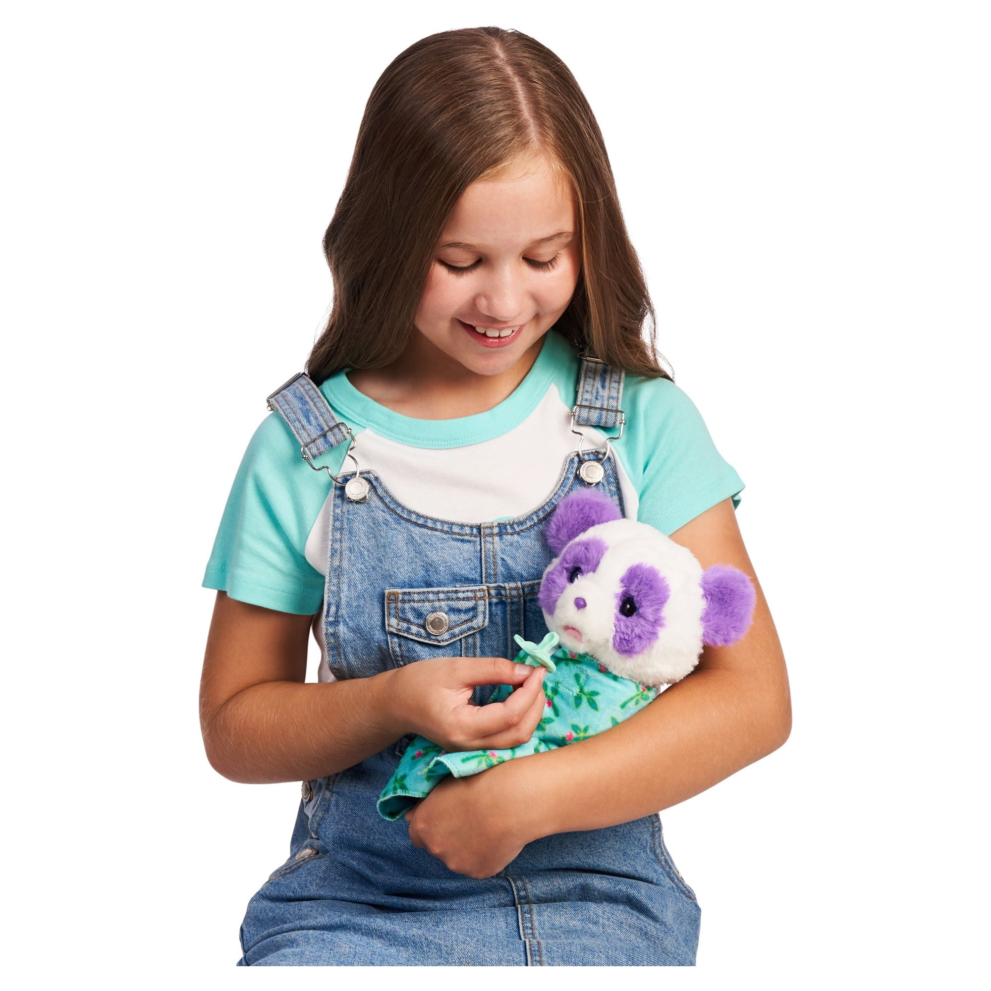 Little Live Pets Cozy Dozys Petals the Panda Interactive Plush Toy 25 Sounds and Reactions Girls Ages 4