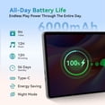 thumbnail image 4 of SHARECLOUD 10 inch Tablet, Android 14 Tablet, 12GB+128GB/1TB Expand, Octa-Core Processor, 6000mAh Battery, Gray, 4 of 7