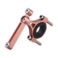 thumbnail image 2 of Fearlessin Bicycle Water Bottle Holder Adapter Aluminum Alloy Drinking Conversion Stand Mount 90 Degree Seatpost Bracket Biking Rose Gold, 2 of 6
