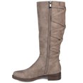 thumbnail image 3 of Journee Womens Carly Stacked Heel Riding Boots, 3 of 10