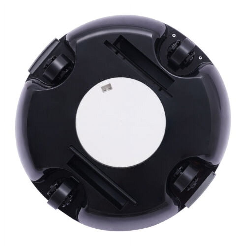 Automatic Robotic Pools Vacuum Cleaner Dual-Motor Self-Parking LED Indicator