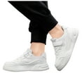 thumbnail image 6 of Splozh Sneakers for Girls Casual Leather Children's Sports Shoes for Boys Girls Mesh Breathable Walking Shoes White,US 3, 6 of 9