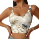 thumbnail image 1 of Fotbe Elegant Butterflies And Pearls Sujetador Deportivo Largo sin Aros para Mujer con Almohadillas y Soporte Medio, Transpirable y Absorbente, Camiseta Tipo Chaleco o Tank Top-XX-Large, 1 of 8