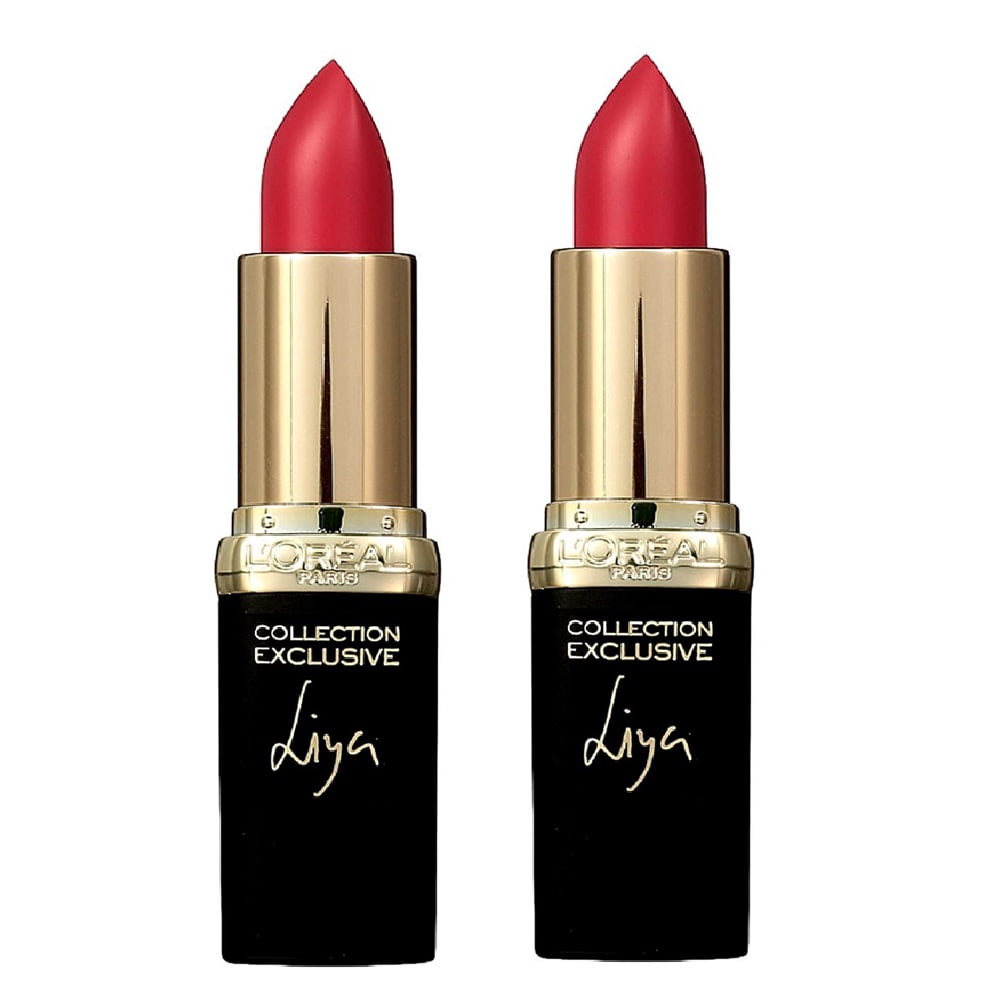 Pack of 2 L'Oreal Paris Colour Riche Collection Exclusive Lipstick, Liya's RED # 407
