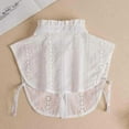 thumbnail image 4 of HLSOHJP Turtleneck Fake Collar Embroidery Style Detachable Collar Blouse False Faux Collar for Women Girls, 4 of 5