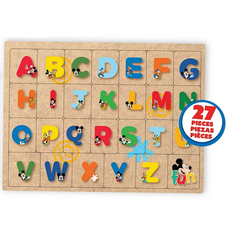 Disney Junior: Mickey Educational Games - Set Of 3 Wooden Puzzles