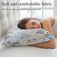 thumbnail image 5 of Blue Beige Coastal Throw Pillow Covers, Beach Starfish Summer Eucalyptus Ombre Soft Breathable Pillow Cases with Invisible Zipper, Toddler Pillowcases for Couch Bed Sofa Chair 12x20 Inches, 5 of 9