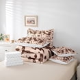 thumbnail image 6 of jejeloiu Cowgirl Cowboy Boots 7-Piece Bedding Comforter Set,Rustic Null Skull King Bedding Sets,Desert Plant Cactus Bed Sheets For Girls Boys,Breathable Home Decor Reversible, 6 of 8