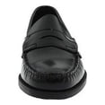 thumbnail image 5 of School Issue Children's Simon Black Leather Penny Loafers for Little and Big Girls Size 5.5W, 5 of 6