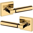 thumbnail image 2 of Baldwin L029190PRIV L029 Gramercy Privacy Door Lever Set - Black, 2 of 7