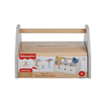 thumbnail image 3 of Fisher-Price Wooden Tool Box with Toy Drill, 9 Wood Pieces for Preschool Pretend Play, Ages 3+ Years, 3 of 5