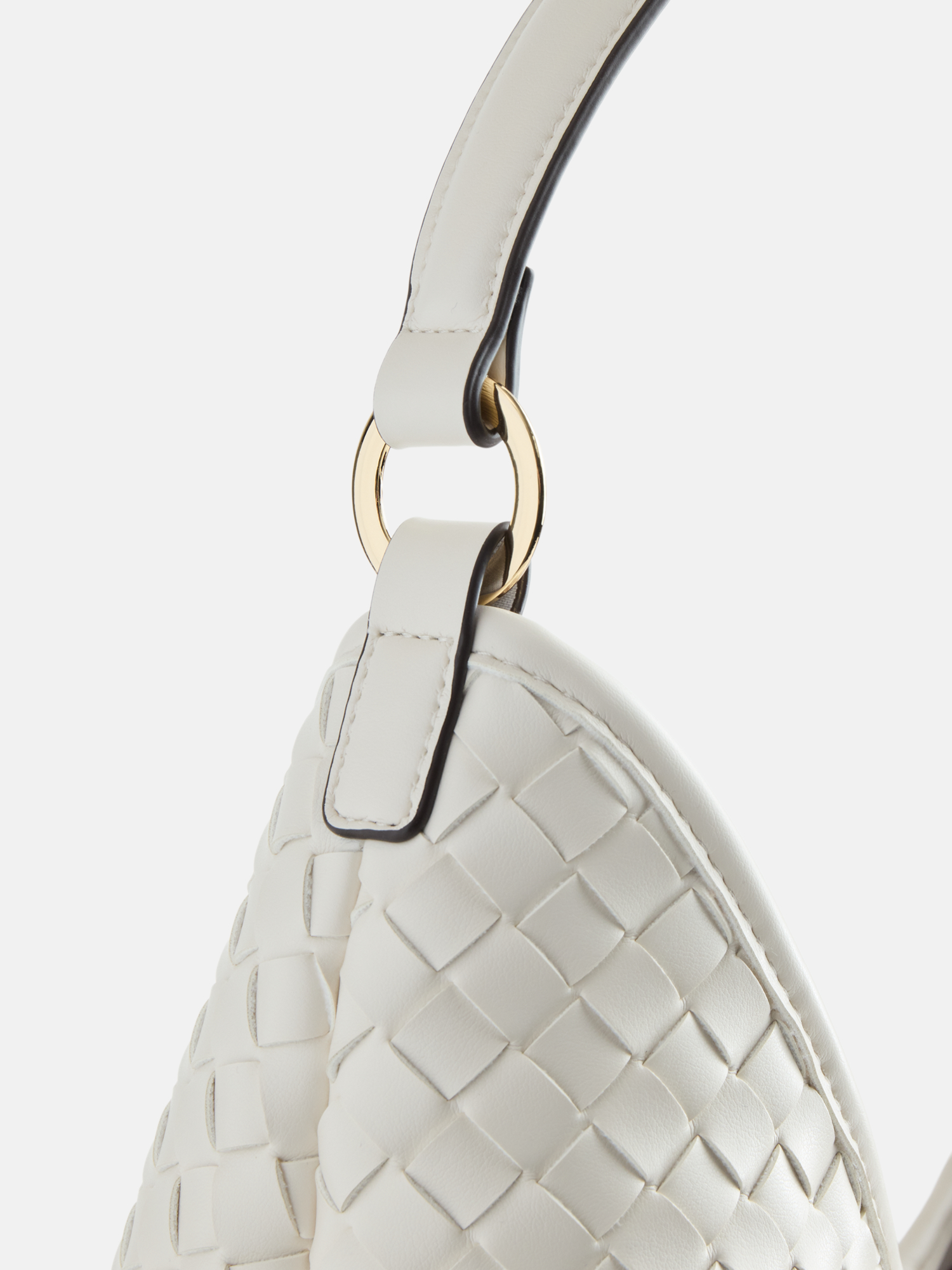 Scenario Women's Faux Leather Woven Hobo Shoulder Bag photo 4
