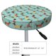 thumbnail image 4 of Disketp Dachshund Dog Puppy Funda Redonda para Taburete, Funda de Cojín para Silla de Bar Suave y Elástica-12 inch, 4 of 7