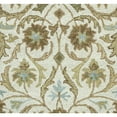 thumbnail image 2 of Alora Decor Crypt 3' x 5' Border Blue/Ivory Hand-Tufted Area Rug, 2 of 5