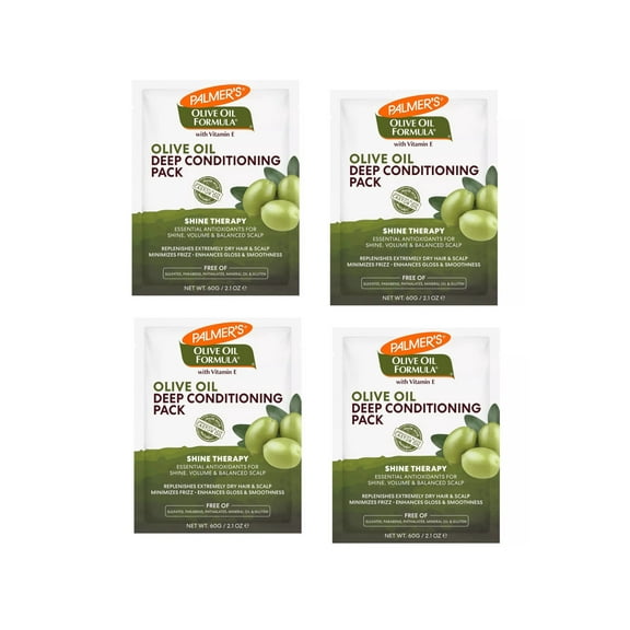 Palmer's Olive Oil Deep Conditioner With Vitamin E For Frizz Prone Hair, 4 Pack