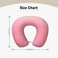 thumbnail image 5 of Xecao Sparkly Glitter Print Memory Foam Cervical Neck Pillow Versatile U-Shaped Pillows for Home,Office,Camping,Travelling,Soft Washable Cover, 5 of 8