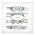 thumbnail image 5 of SOIMISS 4pcs Rhinestone Sweater Clips Woman Clothes Clips Decorative Cardigan Clips Clothes Accessories, 5 of 6