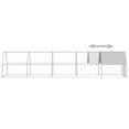 thumbnail image 3 of vidaXL Cage à Poulet Extérieure 2x10x2 m Acier Galvanisé, 3 of 4