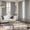 Grey, variant on 4pcs Burlap Linen Blackout Curtains For Living Room/Bedroom, Back Tab Faux Linen Textured 100% Blackout Drapes, Thermal Insulated Privacy Protection Farmhouse Window Curtains
