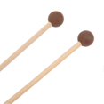 thumbnail image 2 of Set of 2 Bell Mallets, Maple Handle, Rubber Head, Excellent Sound Quality, Xylophone Mallet for Marimba, Brown, 2 of 3