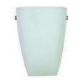 thumbnail image 1 of Access Lighting Elementary LED Wall Sconce Brushed Steel Opal Glass Damp Rated, 1 of 1