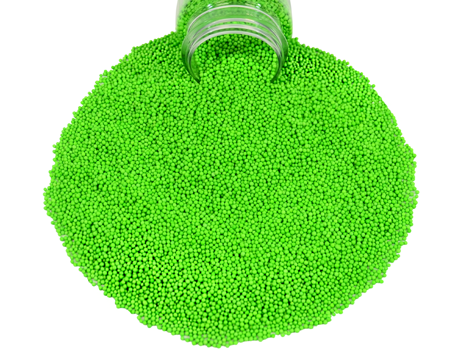 Mystic Sprinkles Luscious Lime Green Nonpareils 3.8 Ounce Bottle - image 4 of 4
