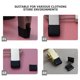 thumbnail image 3 of 50 tiras de silicona antideslizantes para perchas de ropa, funda protectora negra para pantalones, ideal para perchas de madera, evita que la ropa se caiga, color negro, 3 of 7