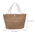 thumbnail image 2 of Monyance Beach Tote Bag for Women, Straw Woven Handbag, Casual Lightweight Woven Tote, Perfect for Travel and Daily Use (11.81x7.48x4.72 Inches), 2 of 10