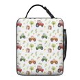 thumbnail image 5 of Tractor and Houses White Pattern Insulated Lunch Bag for Men Women,Waterproof Lunch Box for Work,Picnic or Travel,Thermal Insulation,10.63x9.06x3.54 Inches, 5 of 5