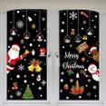 thumbnail image 4 of ZHAOCHENG Etiqueta de decoración navideña Pegatinas para ventanas Murales de pared de vidrio Etiqueta navideña Pegatinas navideñas Reno Árbol de Navidad Decoración navideña reutilizable Ventana Decora, 4 of 5