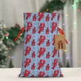 thumbnail image 5 of Naloa Cartoon Lobsters 2 Drawstring Christmas Bags, 3D Xmas Gift Bags, Christmas Wrapping Bags, Xmas Goodie Bags, Treat Pouch Bags, Party Favor Bags-Medium, 5 of 9
