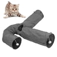 thumbnail image 4 of Tubo Para Gatos De 3 , Túnel De Juego Para Gatos Plegable Resistente Al Desgarro De Lona Con Apertura De Tragaluz Para Jugar Para Gatitos, 4 of 7