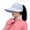 Sky Blue, variant on Yyuenw Women's Ponytail Baseball Cap, Casual Embroidered Sun Visor, Lightweight Quick Dry Hat for Golf, Tennis, Running