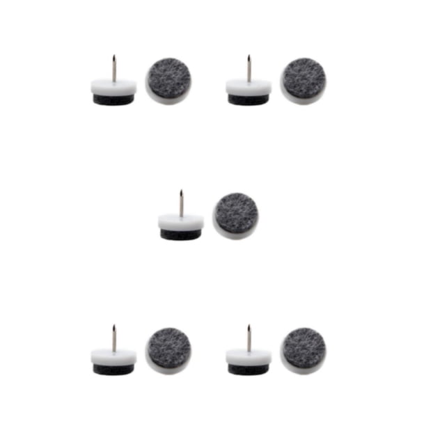 Bewildely 36X deslizador de clavos almohadilla para muebles deslizamiento de fieltro Protector antiarañazos equipo de protección pies de pierna Type2 NO2