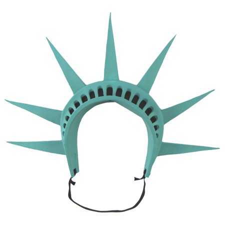 Treasure Gurus Green Statue Lady Miss Liberty Foam Rubber Head