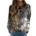 thumbnail image 1 of Trendy Tops Crewneck Sweatshirts for Women Casual Graphic Sweatshirt Long Sleeve Blouse Loose Classic Pullover, 1 of 5