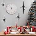 thumbnail image 3 of Dserhfy 4Pcs Metal Starburst Wall Decoration Retro Mini Mid-Century Starburst Wall Art Sculpture Home Bedroom Living Room Bathroom Wall Decorative Sign, 3 of 8