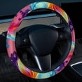 thumbnail image 2 of Robot Unicorn Attack 14.5 Inch Printing PVC Leather Steering Wheel Covers Car Wheel Cover Auto Accessories, 2 of 6