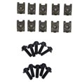 thumbnail image 2 of Motorcycle Fairing BodyKit Screw Spire Speed Fastener Clip Nut Universal Fit Stylish Aluminum, 2 of 6