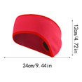 thumbnail image 1 of Running Headband Fleece Ponytail Ear Warmer Elasticity Anti-Dust Simple Headbands for Running and Style Motorcycle Accessories for Riding Outdoor Sports Red, 1 of 6