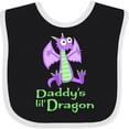 thumbnail image 3 of Inktastic Daddy's Lil' Dragon Boys or Girls Baby Bib, 3 of 4