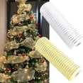 thumbnail image 2 of Cinta de Navidad para decoración de árbol, rollo de tul de malla, colgante de tela, decoración navideña para el hogar, regalos de Navidad 2025, bricolaje, Año Nuevo, 2 of 5